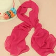 thumbnail image 2 of MSJUHEG Scarf Shawls And Wraps Womens Solid Color Chiffon Silk Scarf Candy Color Scarf Silk Scarf H One Size, 2 of 3