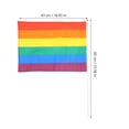 thumbnail image 4 of OULII 6 Pcs Drapeaux Arc-en-Ciel Polyester Décorations Extérieures, 4 of 4