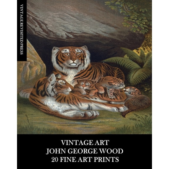 Vintage Art: John George Wood: 20 Fine Art Prints: Natural History Ephemera for Framing, Collages and Junk Journals, (Paperback)