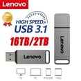 thumbnail image 2 of Original USB 3.1 Flash Drive 16TB High-Speed Transfer Pen Drive 2TB Large Capacity Waterproof Storage Devices Computer Grey 16TB, 2 of 6