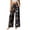 2-Black, variant on Leopard Print Palazzo Pants for Women Summer Wide Leg Stretchy High Waist Flowy Pants 2026 Beach Vacation Bottoms Loose Comfortable Casual Trousers with Pockets 3-Coffee XXL