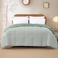 thumbnail image 3 of Modern Threads Reversible Ivy & Sage All-Season Down Alternative Adult Bed Comforter, Queen, 3 of 15