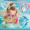 thumbnail image 6 of 2 Pack Kids Swim Goggles Diving Mask for Youth 5-14, Tempered Glass Lens 180° HD View with Nose Cover for Pool Beach, 6 of 6
