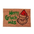 thumbnail image 1 of Supbessel Grinch Décorations de Noël Tapis de Porte d'Entrée Intérieur Extérieur, 1 of 2