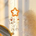 thumbnail image 3 of CSChome Sun Catcher Shiny Glitter Pendant with Good Refraction Effect Sparkling Light Wrapped Pentagram Faux Crystal Design Balcony Decoration, 3 of 7