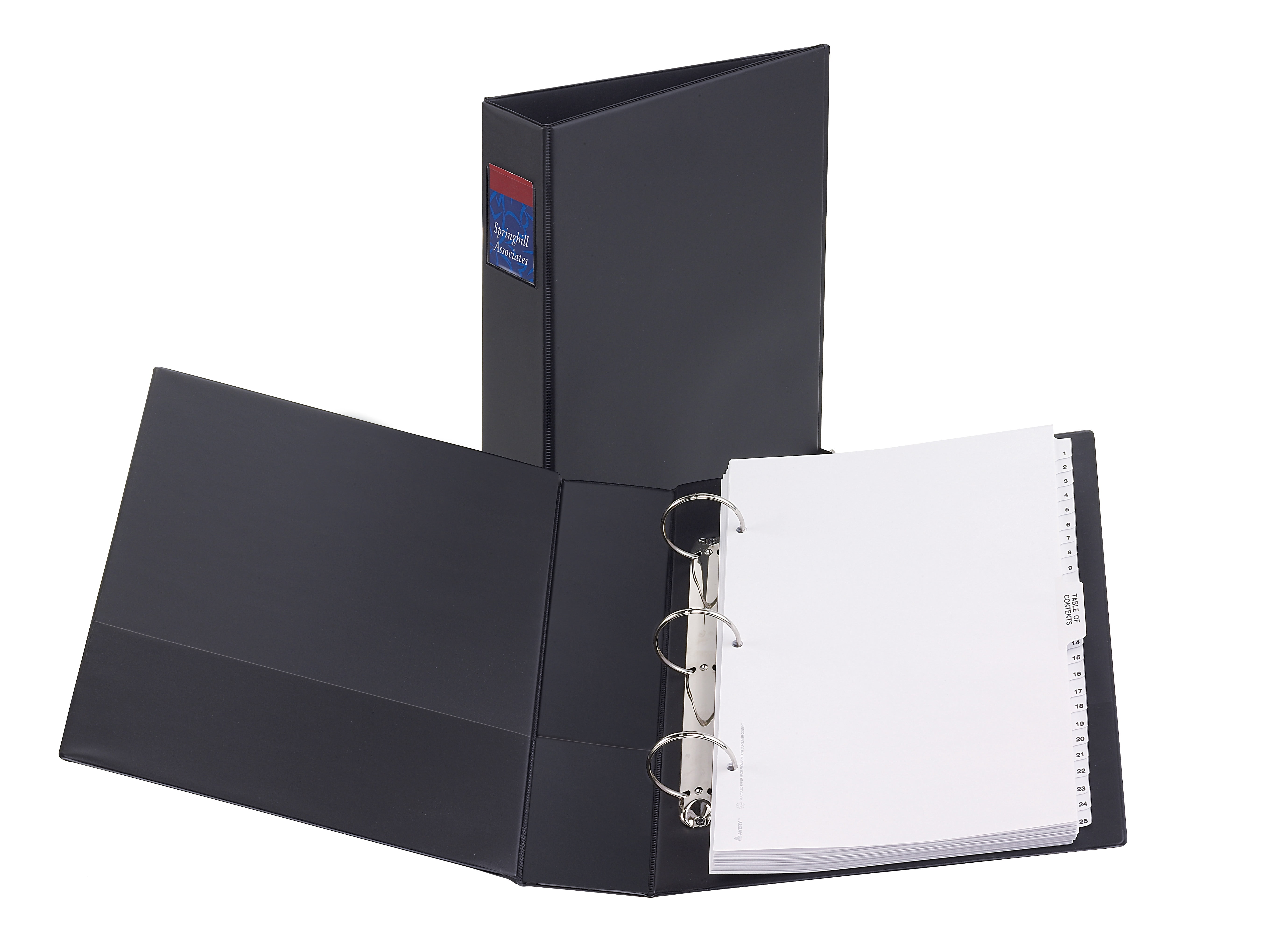 Avery Legal Four-Ring Heavy-Duty Binder with Round Rings 14 x 8 1//2 2/" Black