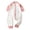 Watermelon Red, variant on Unisex Sleep and Play Pajama, Footless One-Piece Zipper PJ | Soft footed sleep & play features a loose, relaxed fit and 2-way zipper for easy nighttime changes