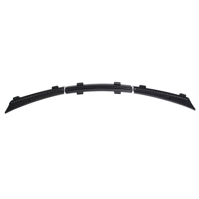 Black ABS+Rubber Hood Water Retaining Strip - Anti-Dust & Waterproof Modification Accessory for Tesla Model 3 / Model Y (Optional) - 280g for Model 3, 300g for Model Y - Includes 1pc Strips