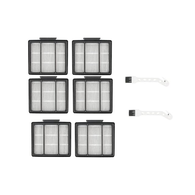 Filtro de repuesto compatible con accesorios de aspiradora Robot R85 RV850 S87 Reemplace las piezas como se muestra, como se muestra