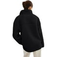 thumbnail image 5 of Maternity Winter Coat Maternity Coats for Women Winter Maternity Clothes Baby Wearing Jacket Women Winter Warm Fleece Maternity Coats Full Zip 3 In 1 Babywearing Jackets Pregnancy Clothes, Black-M, 5 of 5