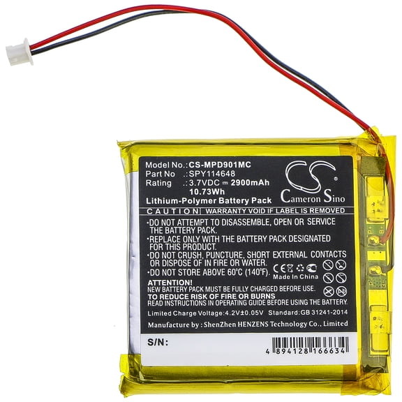 2900mAh Marantz SPY114648 Battery for PMD-901V