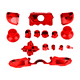 thumbnail image 1 of Kits de botones completos para Xbox One/Controlador Elite (puerto de 3,5 mm) con botón de carcasa de mango Botón siamés RBLB Xemadio 2033335-3, 1 of 9