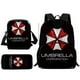 thumbnail image 4 of Juego de 3 mochilas para niños de Resident Evil, bolso de hombro, estuche para lápices, bolsos escolares de gran capacidad para niños y niñas, el mejor regalo, 4 of 5
