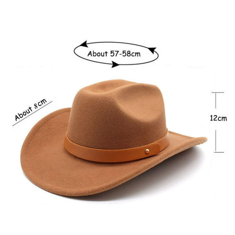 EHQJNJ Cowboy Hats for Women Straw with String New Straight Cowboy