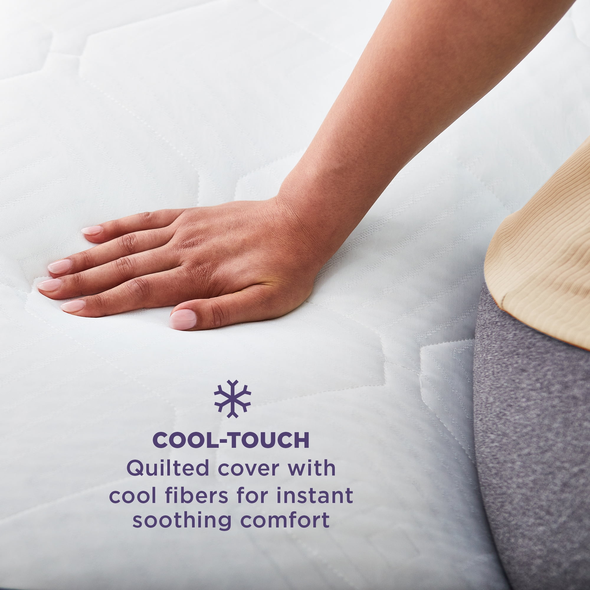 Sleep Innovations Arlo Cooling Firm Support Foam Mattress, 10 Inch Bed in a Box, Twin Size