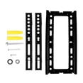 thumbnail image 1 of Support Mural Universel pour Téléviseur LCD, Support Mural Intégré Réglable en Acier, Compatible avec Téléviseur de 17 à 43 Pouces (Épaisseur 1,2 mm, Noir), 1 of 5