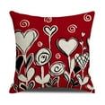 thumbnail image 1 of Fiudx Liquidación de ahorros de otoño Nueva funda de almohada Love, cómoda y transpirable, con estampado bonito para decoración de sala de estar, almohada para cabecera de cama, 1 of 1