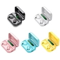 thumbnail image 4 of Cateissary Auriculares inalámbricos compatibles con Bluetooth Control táctil Auriculares Auriculares deportivos Suministros electrónicos Cables de audio/vídeo Blanco, 4 of 6