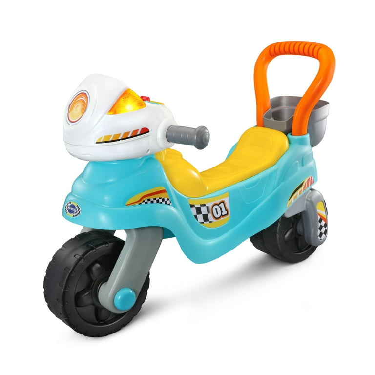 VTech 3-in-1 Learning Motorbike: Ride Toy for Toddlers, Walker