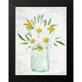 thumbnail image 2 of Lettered and Lined 19x24 Black Modern Framed Museum Art Print Titled - Floral Bouquet 3, 2 of 5