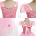 thumbnail image 6 of IBTOM CASTLE Princess Peach Costume for Girls Kids Halloween Birthday Party Dress up Cosplay Outfit with Accessories Crown Wand 10-12 Years Pink, 6 of 7