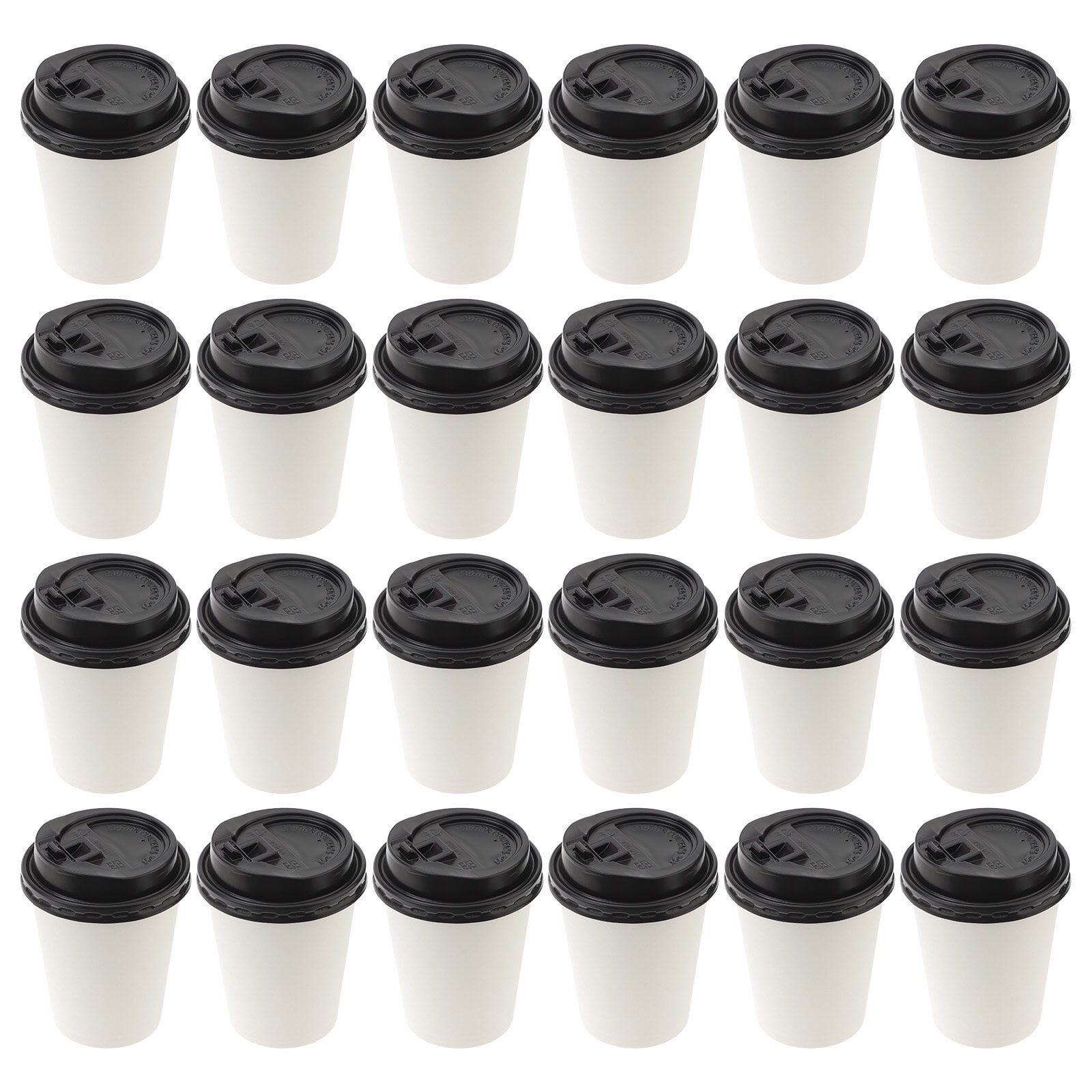 Masteelf  50 Pcs Paper Coffee Cup Hot Espresso Double-layer