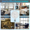 thumbnail image 3 of 6 Inch Portable Clip On Desk Fan with 2 Speed, Quiet, Adjustable Tilt, Indoor, Home Office Dorm, 3 of 8