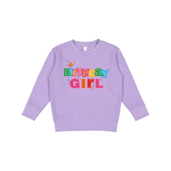 Inktastic Birthday Girl Letters Toddler Sweatshirt