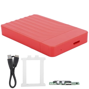 HDD Pièce jointe HDD Cas de 2,5 pouces HDD Boîte, USB État solide SSD Pour OS X Rouge