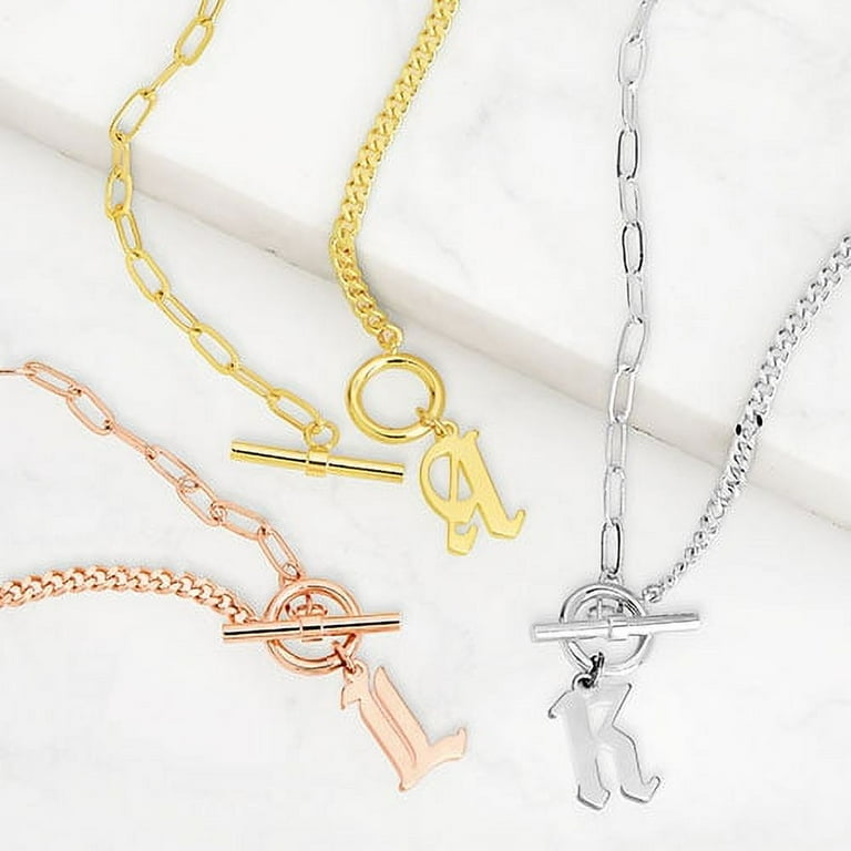 Personalized toggle necklace discount