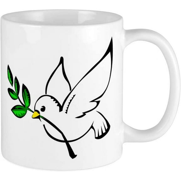 Peaceful Dove Mugs Ceramic Coffee Mug, Tea Cup 11 oz