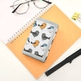 thumbnail image 7 of JIALIOU Nylon Trifold Card Wallet with ID Window Zipper Pocket for Men Women Teen Cartoon Birds and Dots, 7 of 7