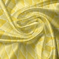 thumbnail image 5 of Ambesonne Yellow Valance Pack of 2, Moroccan Trellis, 54"X12", Mustard Yellow White, 5 of 5