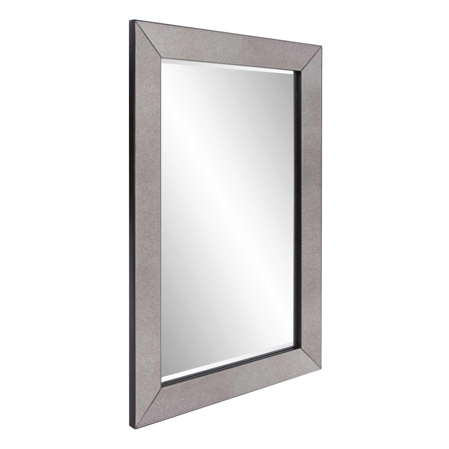 Tyler Dillon Smokey Gray Rectangular Framed Wall Mirror Collection