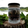 thumbnail image 3 of Mahogany & Teakwood Vegan Coconut Soy 12 oz/ 355 ml Candle Hand-poured, Eco-friendly, Clean Burning, Woodsy/ Clean Wood Wick, 3 of 5