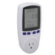 thumbnail image 2 of Medidor de vatios Pantalla LCD Función de alarma Protección contra sobrecarga Material ABS Monitor de uso de electricidad Enchufe estadounidense 120 V, 2 of 5