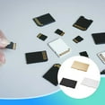thumbnail image 4 of tredstone Large Capacity Portable Digital Memory Card Protective Case Business Name Cards Organizer Protection Aluminum Box Protector Black, 4 of 9
