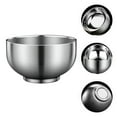 thumbnail image 5 of LOLIPPYY Stainless Steel Noodle Bowl for Home Use Silver Soup Salad and Snack Serving Bowl, 5 of 10
