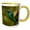 Yellow/White, variant on 3drose, Ecuador, Galapagos, Nono. Sparkling Violet Ear Hummingbird., 11oz Two-tone Red Mug