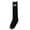 02#Black, variant on Girls Knee High Socks Ruffle Bow Cotton Socks for School*1pc