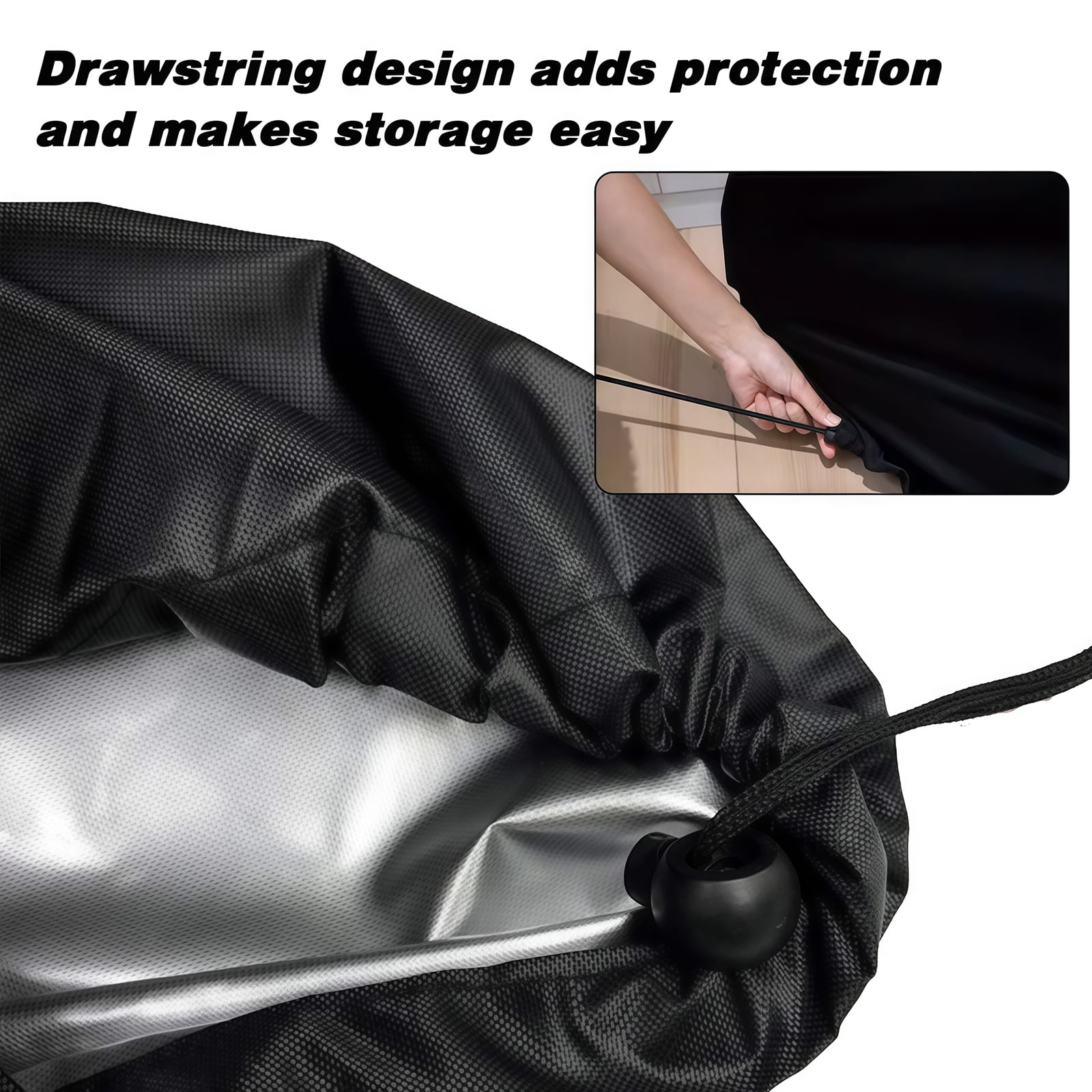 55 Gallon Drum Cover Water Storage Barrel Cover Outdoor Waterproof Rain Barrel Protector Rain Guard Lid Bucket Drum Shield with Drawstring 210D Oxford for Plastic Steel Water Collector