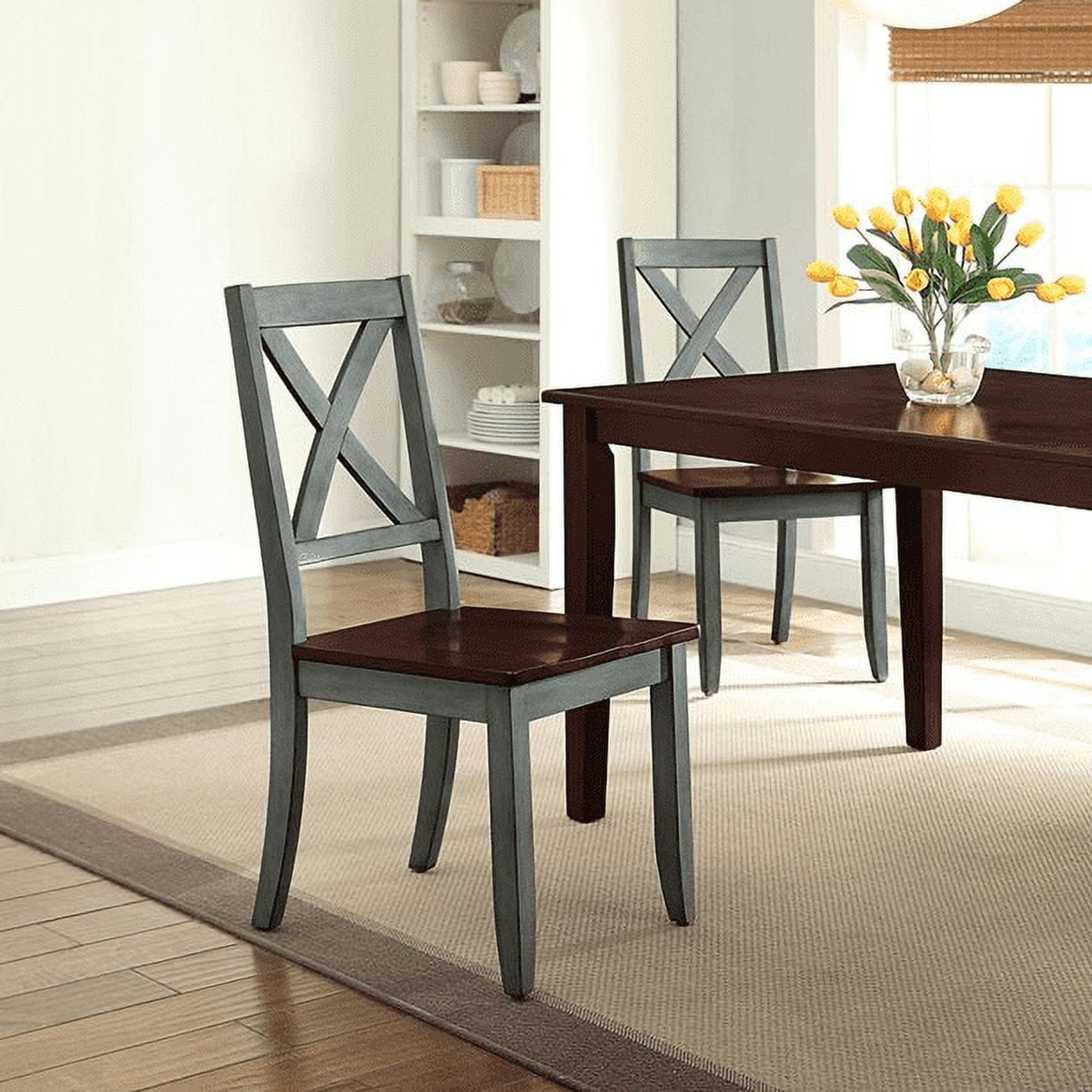 Better Homes & Gardens Maddox Crossing Dining Chair, Blue, Set of 2