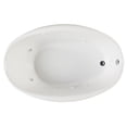thumbnail image 3 of Proflo Pfwplusa7040 Plus A 70" X 40" Drop In 6 Jet Whirlpool Bath Tub - Off White, 3 of 4
