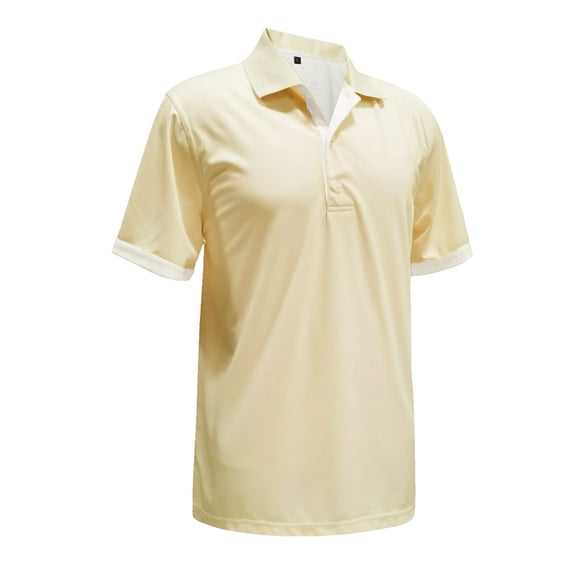 Monterey Club Men's Victory Pro Contrast Golf Polo Shirt #1363
