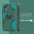 thumbnail image 3 of Case For Xiaomi 13 12 12S 11 11T 10 10S 9 9SE 8 8SE Pro Ultra Lite Colour Simple Liquid Silicone Case Beautiful Butterfly, 3 of 5