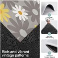 thumbnail image 3 of Gray Daisy Flower Yellow Blooms Pattern Kitchen Rugs Sets Of 3,Kitchen Runner Rugs Non Skid Washable,Decorative Kitchen Floor Mats for Kitchen,Sink,Laundry,17"x30"+ 17"x47" + 17"x59", 3 of 6