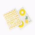 thumbnail image 1 of Cuisipro All Purpose Small Eco-Cloth, 7.87x6.7", Yellow Zigzag/Pineapple, 1 of 8