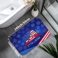 thumbnail image 3 of USA 250th Anniversary Bathroom Mat, America 1776-2026 Independence Day Patriotic Decorative Rug, 250 Years Birthday Nonslip Washable Absorbent Mat for Bathroom, Kitchen, Living Room,Terrace, 3 of 7