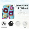 thumbnail image 5 of Haiem Donuts Men'S Quick-Dry Swim Trunks: Comfortable Beach Shorts With Mesh Lining And Pockets - Ideal For Swimming And Sunbathing Medium, 5 of 9