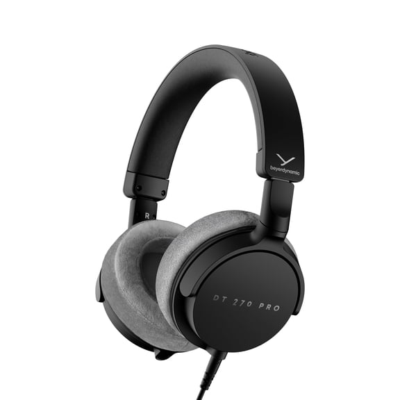 beyerdynamic DT 270 PRO Compact Circumaural Studio Headphones for Recording, Monitoring & Content Creation